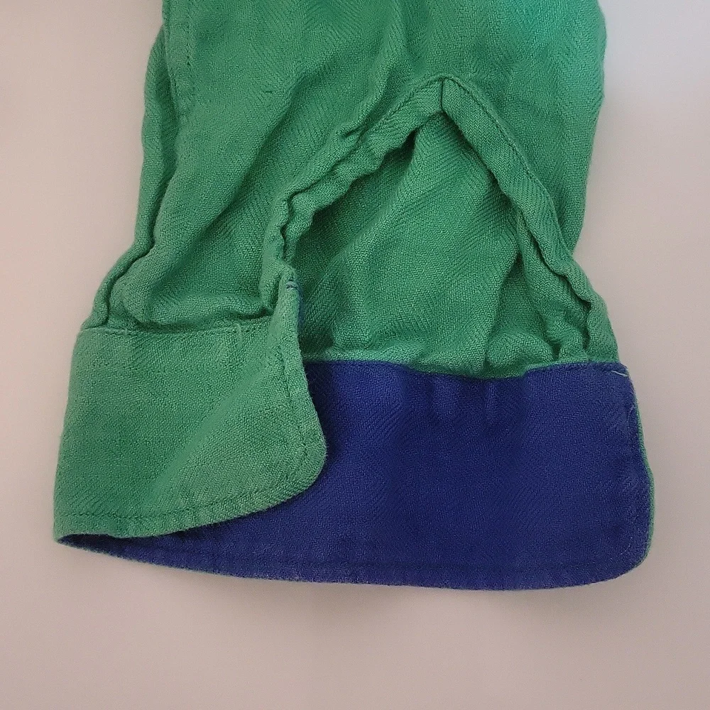 Lauren Ralph Lauren Linen Button Down Shirt 3/4 Sleeve sz S - Picture 8 of 8